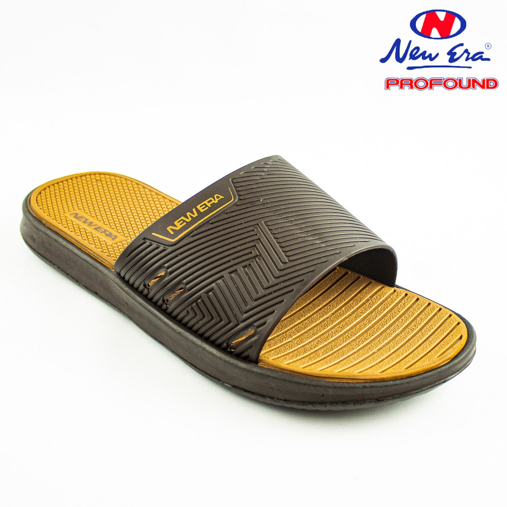 Sandal slop laki new era MB 1245 / sandal selop pria 40-44-Coklat