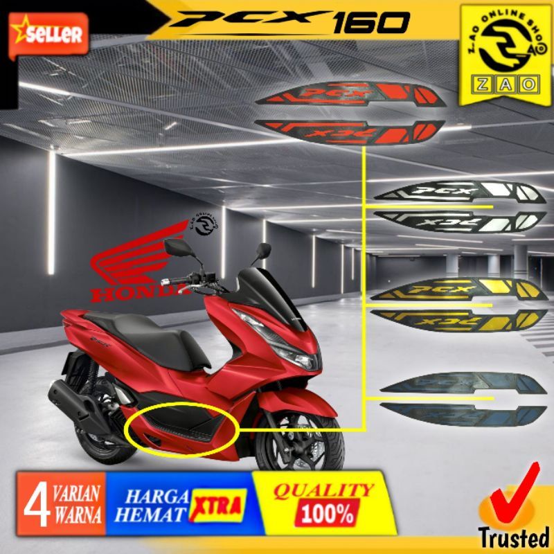 Karpet Motor PCX 150 PCX 160 Lokal Karpet Bordes Karet Pijakan Kaki PCX Murah Kualitas Mewah