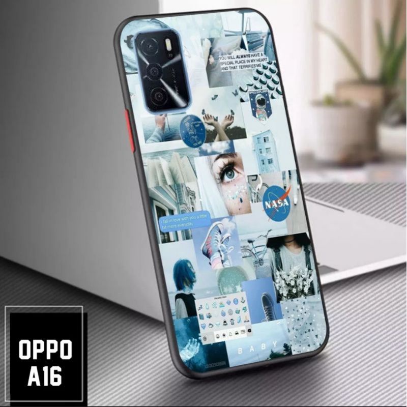 ubluk store case Oppo A16 motif Aesthetic keren