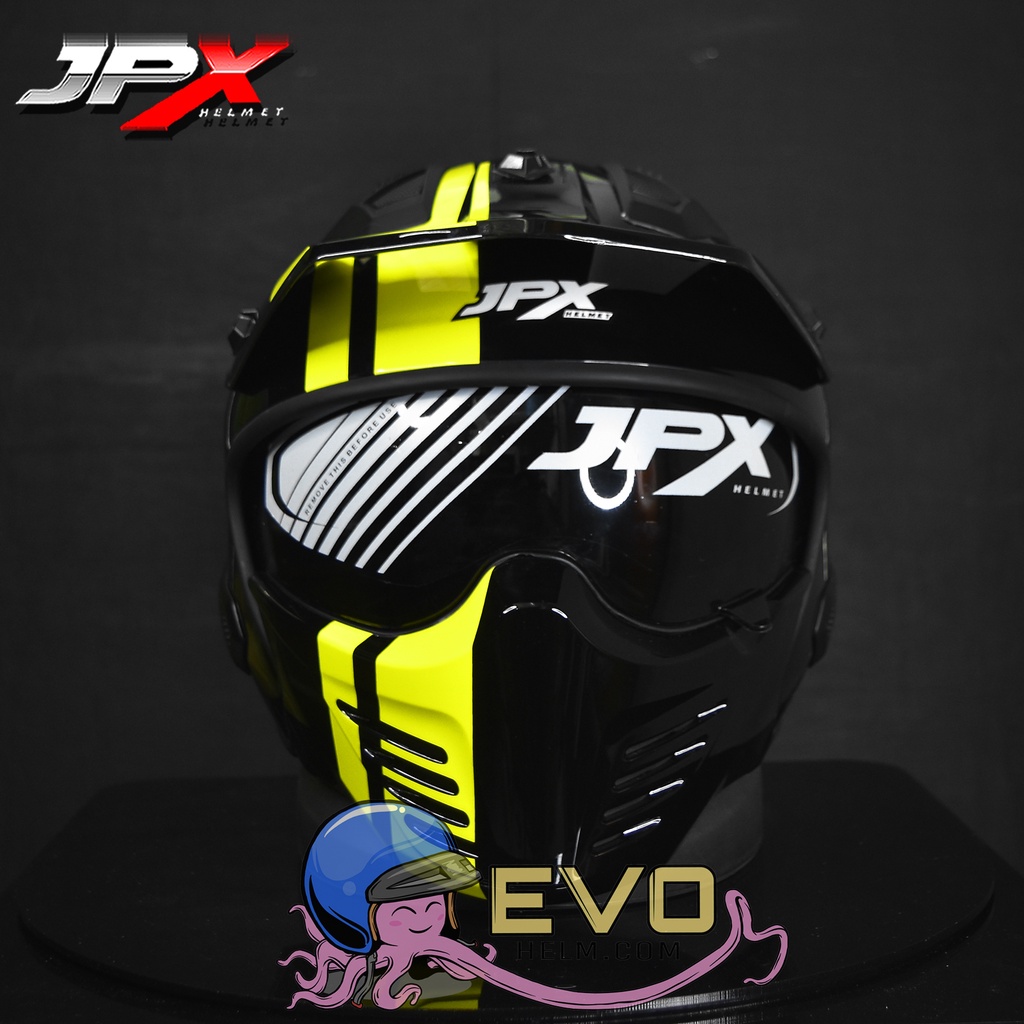 HELM JPX MX726R SOLID &amp; MOTIF DUAL MODE INNER ORIGINAL 100%, HELM FULL FACE &amp; HALF FACE, HELM CAKIL