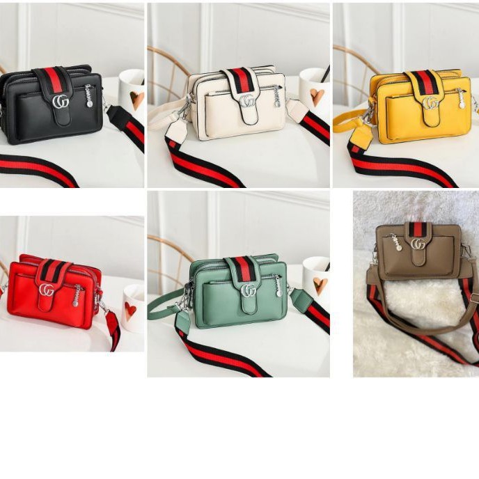 BJ71002 BLACK/GREEN/KHAKI/RED/WHITE/YELLOW/COFFEE TAS SLEMPANG DOMPET HP DOMPET KARTU TAS WANITA FASHION IMPORT MODIS ELEGAN TERMURAH TERLARIS TERBARU BAGSTORE JAKARTA TAS BATAM GT1812 BQ2845 JTF6868 ELJ495 LT1030 CR7065