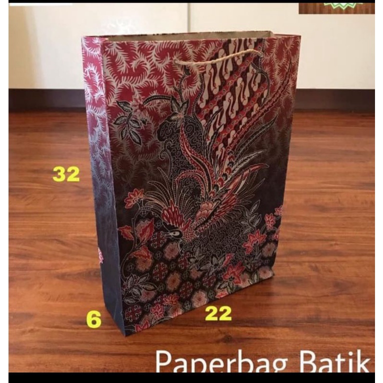 

paper bag motif batik / goodie bag shopping