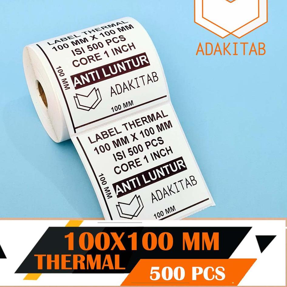 

Terbaik LABEL THERMAL 100X100MM ISI 500 PCS CORE 1 INCH 爽