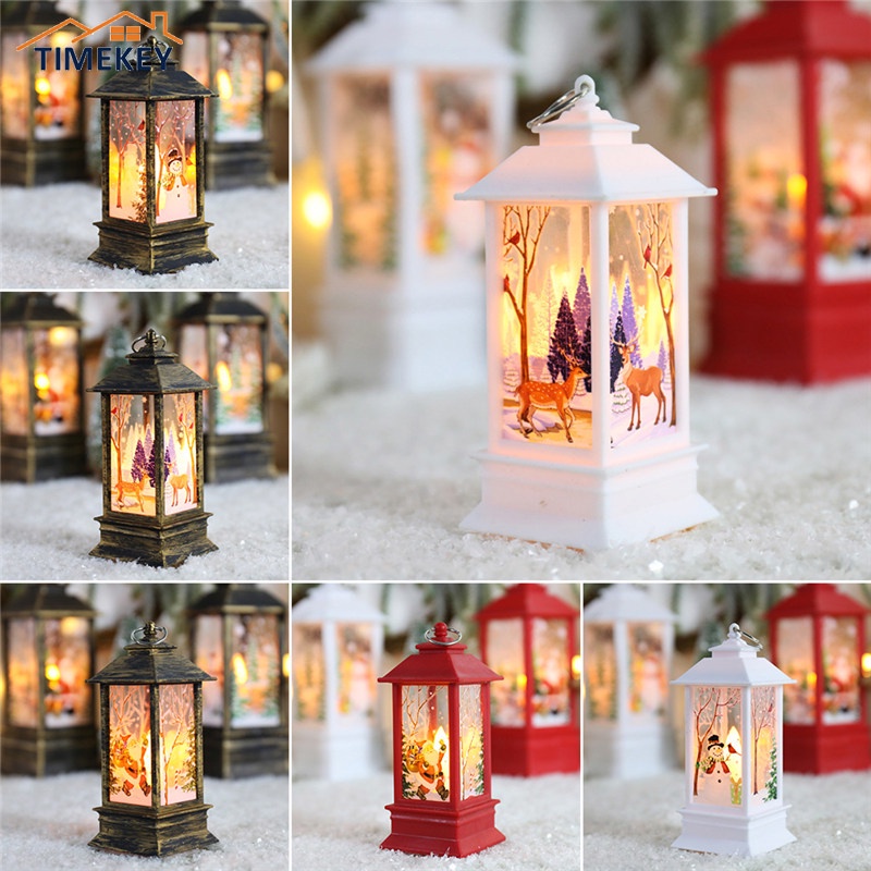 TK Christmas Lantern Merry Christmas Decorations Christmas Tree Ornaments Light