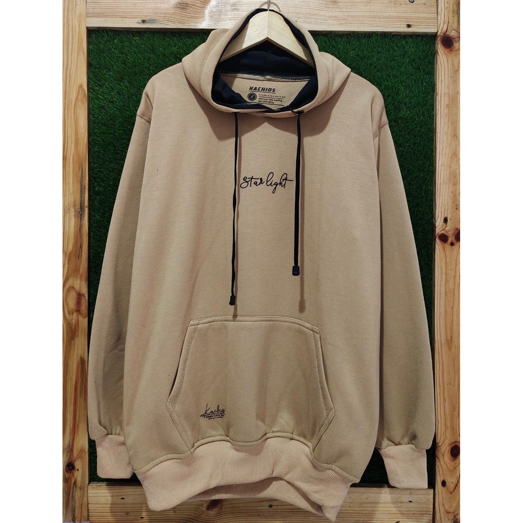 Wangker's / Sweater Hoodie Japan Krem ( Pria Dan Wanita ) Fleece Premium - Bayar Ditempat ( COD )