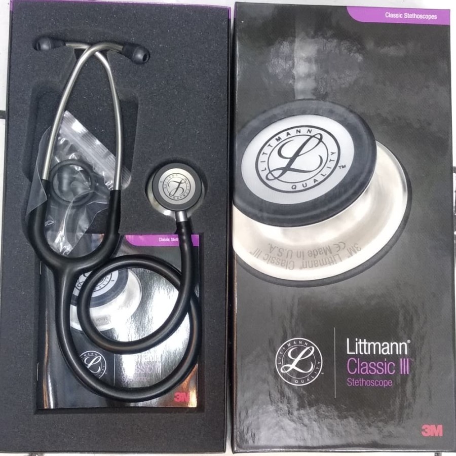Stetoskop 3M Littmann Classic III / Stethoscope 3M Littmann Classic III #5620 Black Standard