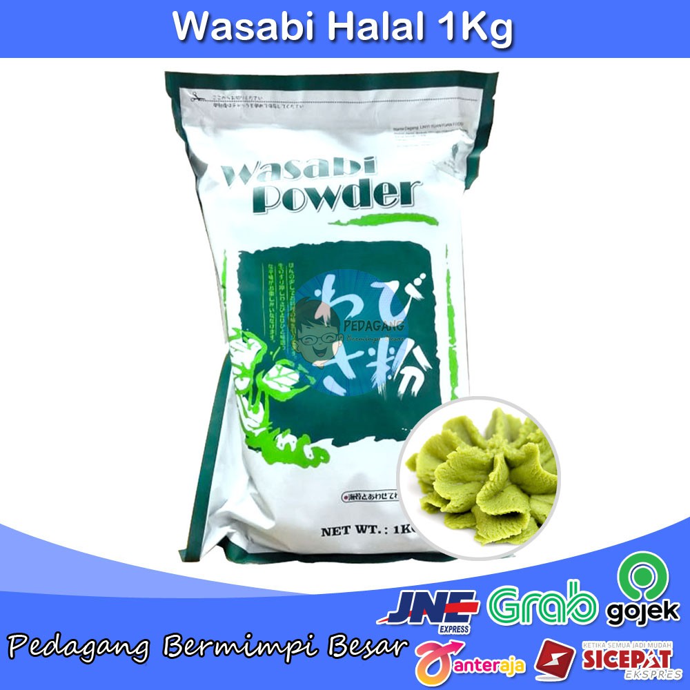 Wasabi Powder Halal 1Kg | Wasabi Bubuk Halal 1Kg