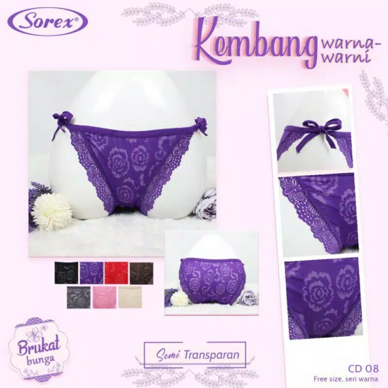 Cd Wanita Sorex 08 Tali Samping Transparan Celana Dalam Cd Wanita Sorex 08 Tali Samping Transparan Celana Dalam