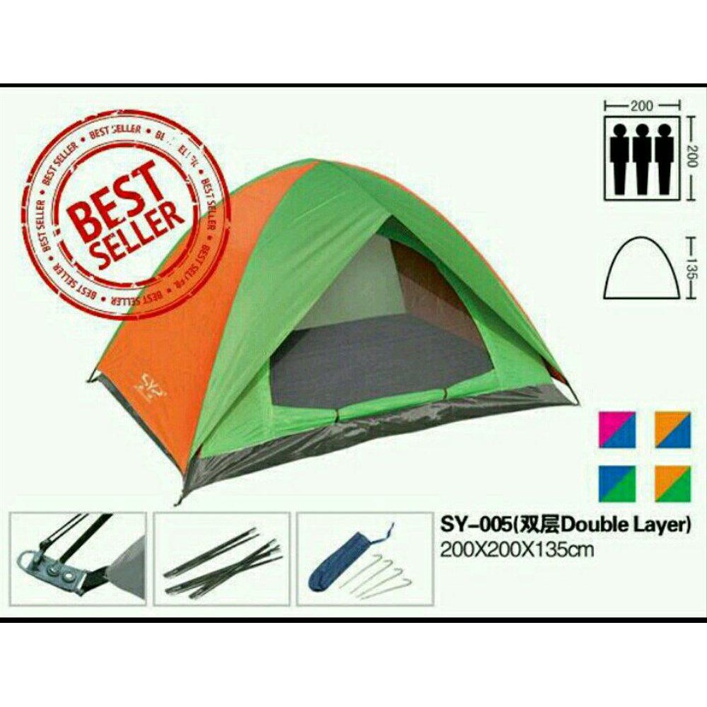 promo tenda dome 3-4 orang double layer not greatoutdoor lafuma tocubic vaude the north face
