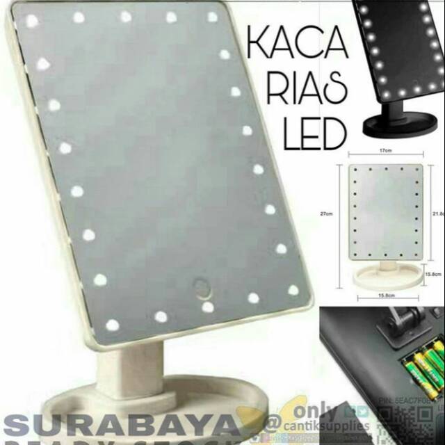 Kaca rias LED / kaca makeup LED
