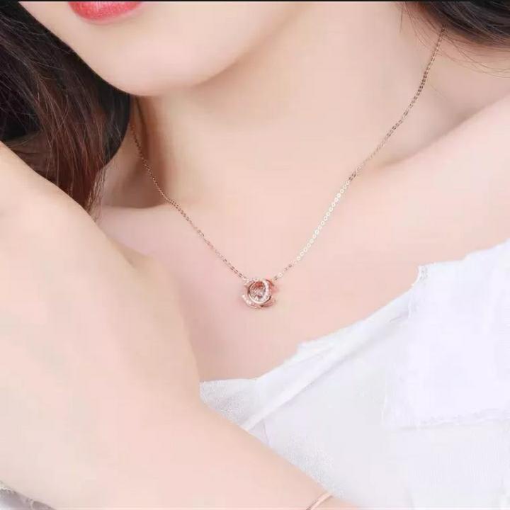 Kalung Titanium Wanita channel Style Korea Premium