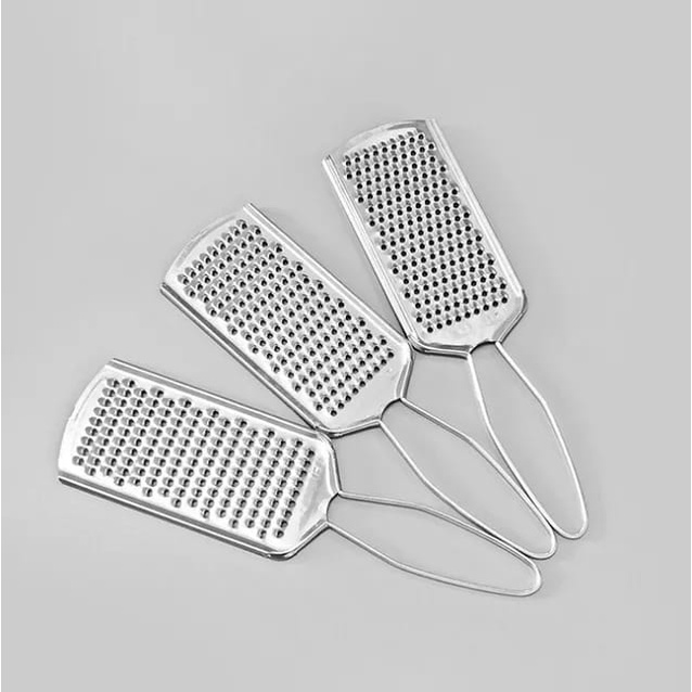 Parutan Keju Stainless Steel Anti Karat Alat Pemarut Peeler Grater Stainless Parutan Keju Coklat Kentang Wortel bahan Dapur Serbaguna