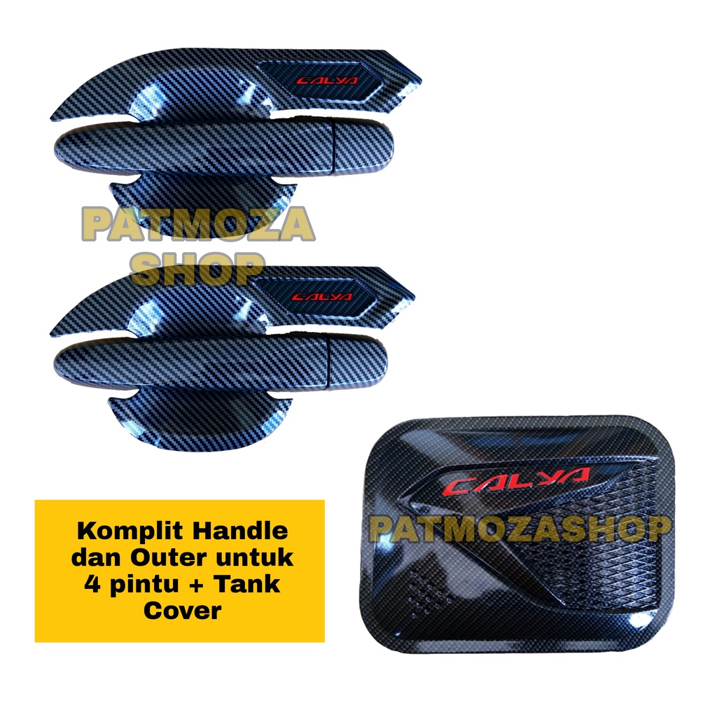 SET AKSESORIS EKSTERIOR CALYA PREMIUM CARBON