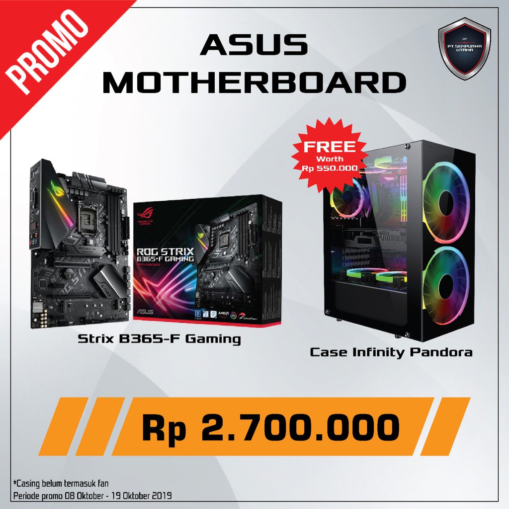 Asus Rog Strix 65 F Gaming Free Case Pandora Rgb Shopee Indonesia