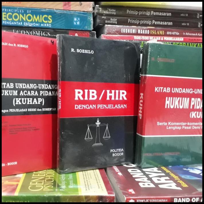 Buku Hukum R.Soesilo Sepaket Kuhp,Kuhap,Rib/Hir #R.Soesilo | Caramel
