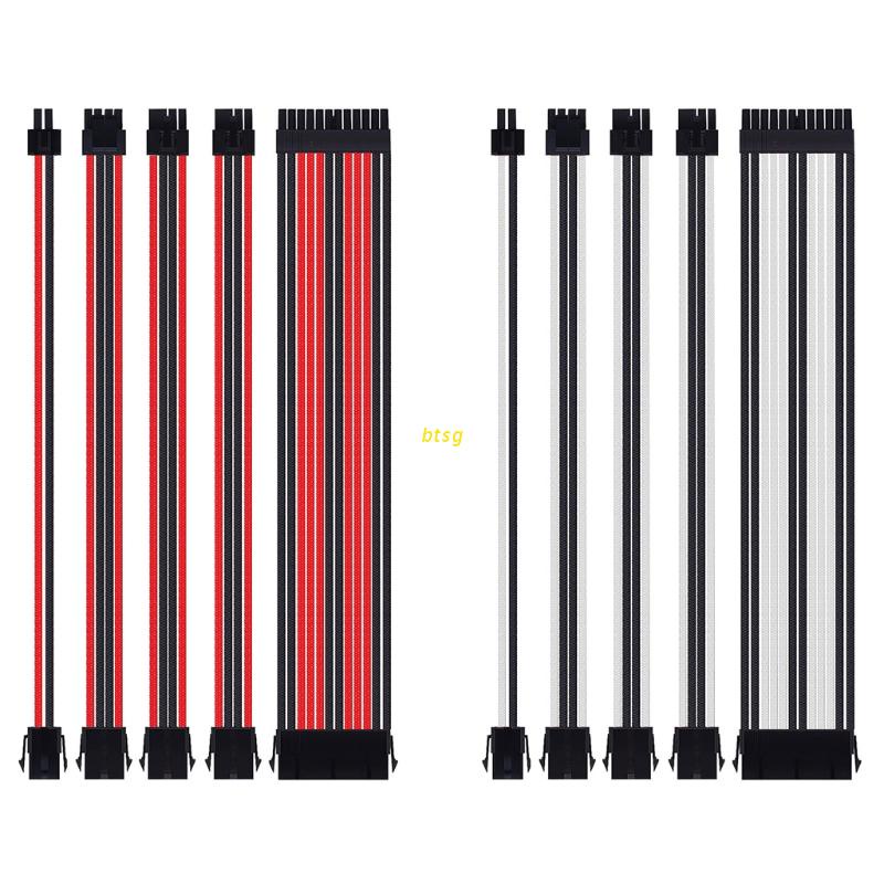 Btsg 18AWG AT X / PCI-E Kabel Extension 24Pin A TX / 8Pin EPS / 4Pin EPS / 8Pin PCI-E