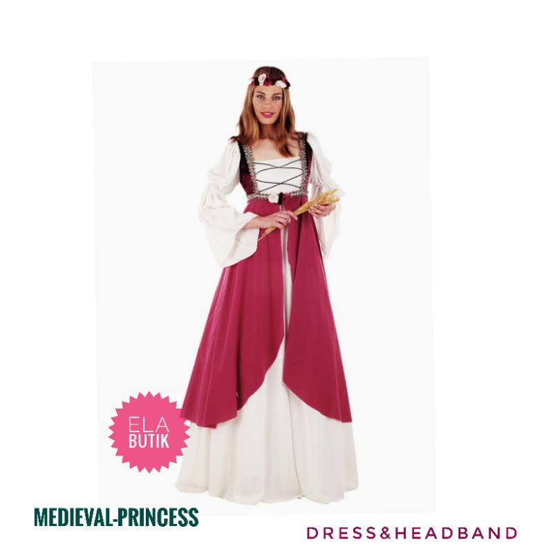 kostum medieval-princess-renaissance-dewasa-historical costume