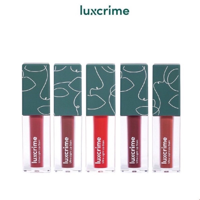 Luxcrime Ultra Light Lip Stain Ready Ori - Luxcrime lipstain - Luxcrime Liptint - Lux crime lip stai