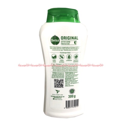 Dettol Original 300ml Sabun Mandi Detol Cair Hijau Anti Bakteri Liquid Soap Detol