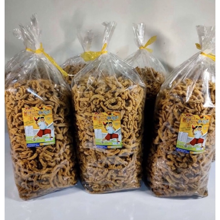 

Kripik Usus Rojali / Keripik Usus Ayam Super Original 500gr, 250gr, 1kg