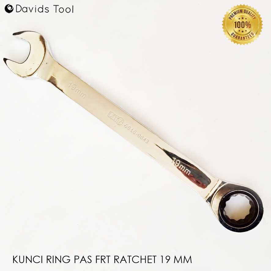 Kunci Ring Pas Konci Ratchet 19 mm Frt