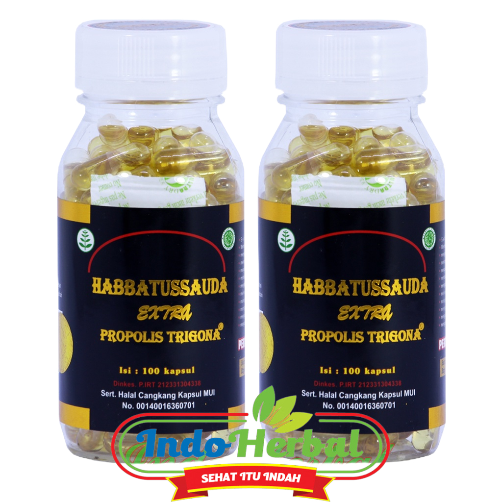 Habbatussauda Extra Propolis Trigona 100 Kapsul UMS | Habatussauda