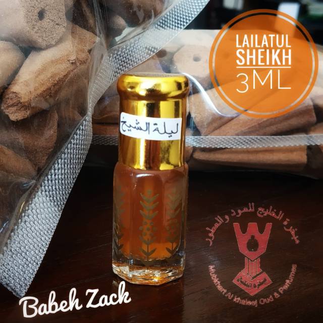 Parfum Arab Lailatul Sheikh by Mabkharat Al-Khaleej, Jeddah KSA 3ml