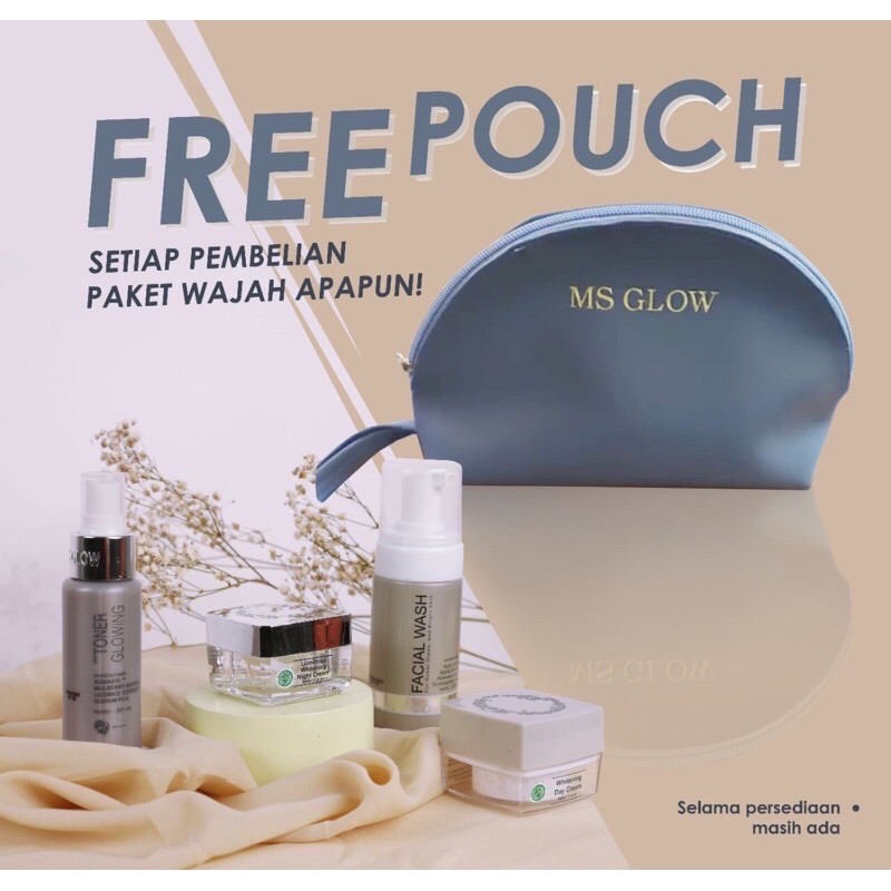 Ms Glow Luminous Series Free Pouch Free Make Up Box Sendal Shopee Indonesia