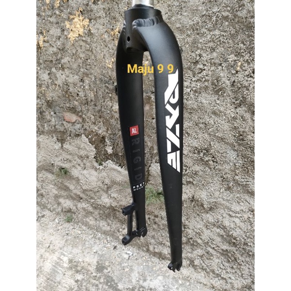 Fork Rigid Raze 27.5 / 700c Bahan Alloy Garpu Sepeda Roadbike Mtb 27.5 Discbrake