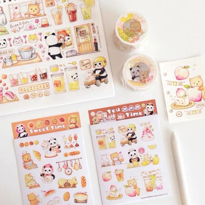 

(BISA COD) EverEin Drink Tea & Sweet Food Sticker NEW Kode 216