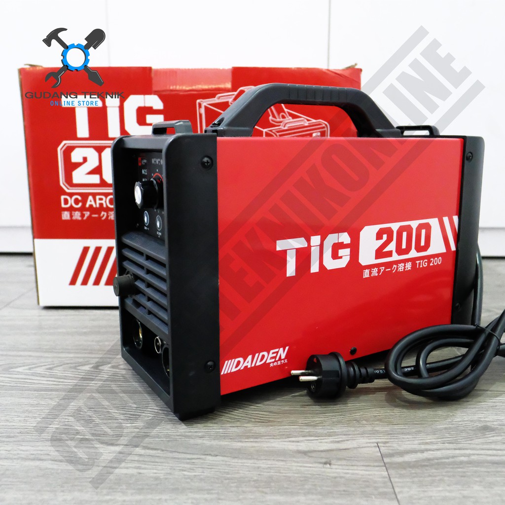 Daiden Tig 200 / Mesin Las Argon DAIDEN TIG200 PULSE / Trafo Las Argon DAIDEN TIGI TIG-200 PULSE