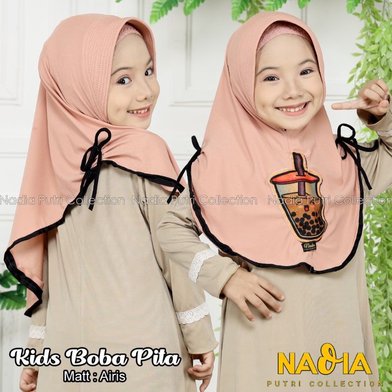 Hijab instan anak / jilbab Instan anak / jilbab anak boba / hijab instan anak boba