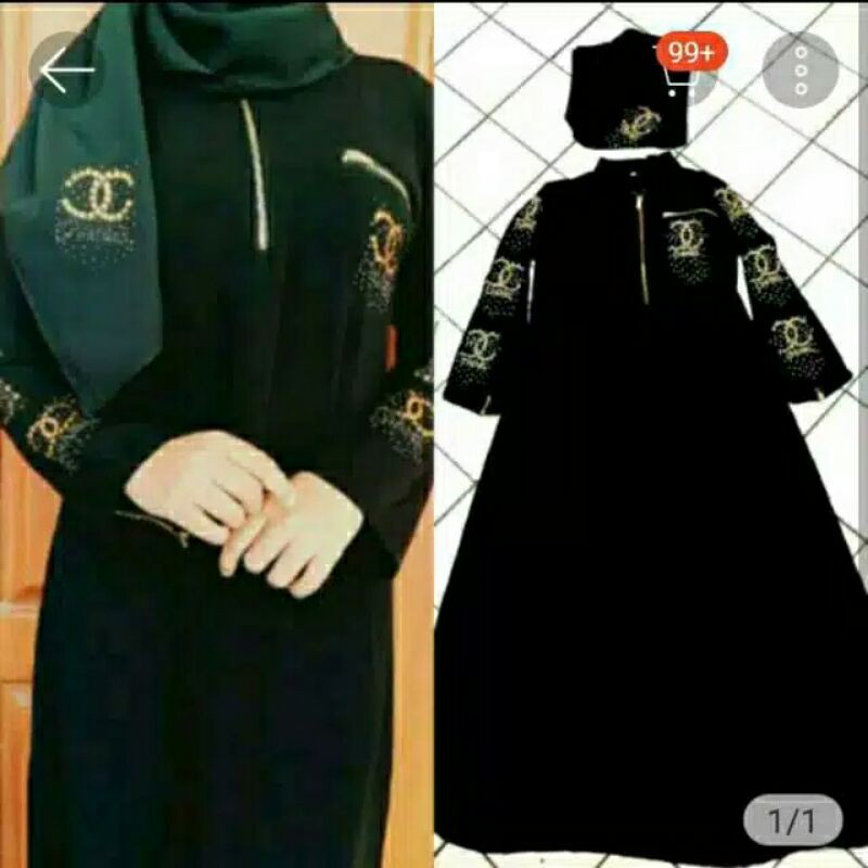 NEW EXCLUSIVE ABAYA ZYPER CHANEL ELEGANT BUMMING THN 2021