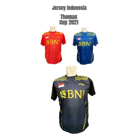 Jersey Indonesia Sudirman Cup 2021 Baju Badminton Indonesia Thomas Cup 2021 Baju Indonesia Juara Kao