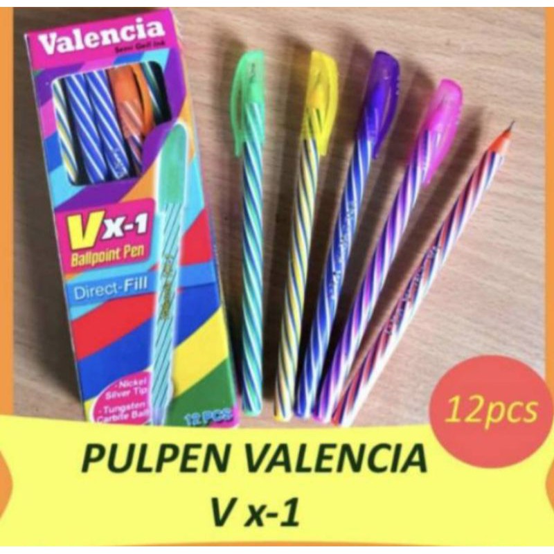 

Pulpen Lilin Valencia Isi 12 Pcs(Satu Lusin)