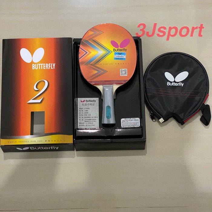 Bet Pingpong Bat Tenis Meja Bat Pingpong Butterfly TBC 202 ORIGINAL