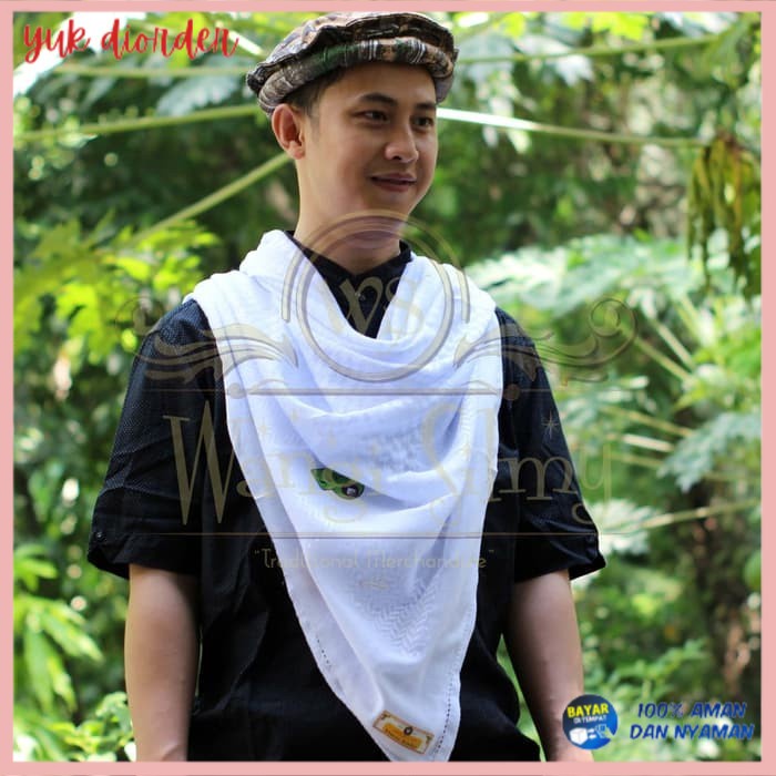 ✨ BISA COD ✨ Sorban Putih Polos Yasmin Made In India - Sorban Polos - Surban