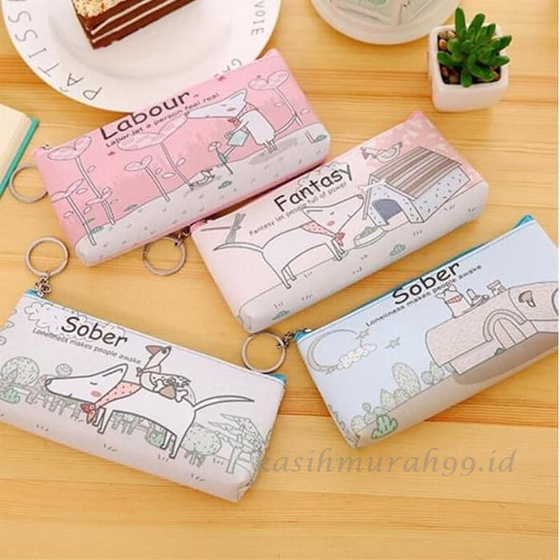 

PROMO! TEMPAT PENSIL KOREAN SOBER TEMPAT KOSMETIK POUCH [KASIHMURAH99.ID]
