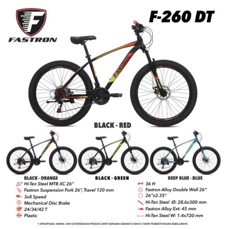 Sepeda Gunung / MTB 26" Fastron 260 DT