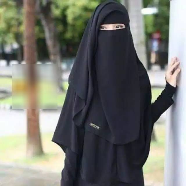 Niqab Elma Niqab Yaman Purdah Yaman Wolfis Hitam