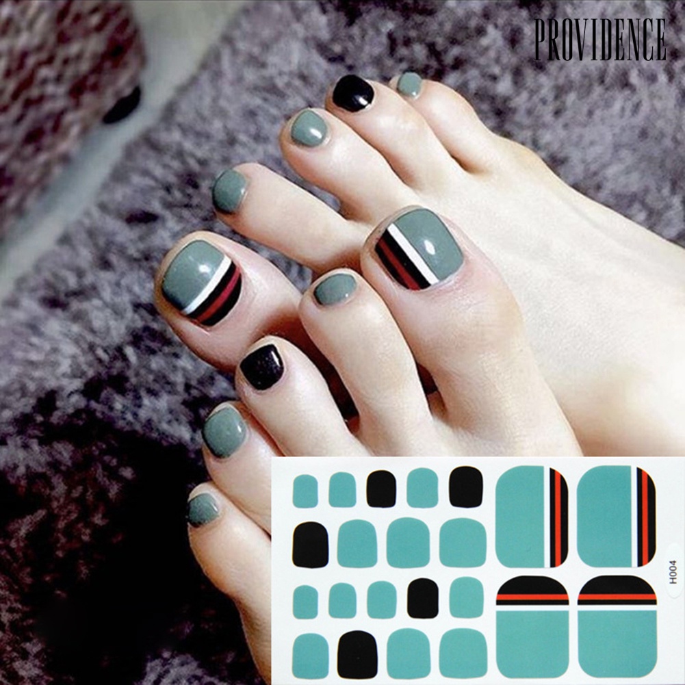 Providence Stiker Kuku Motif Hati / Bulan / Daun Tahan Air Untuk Nail Art