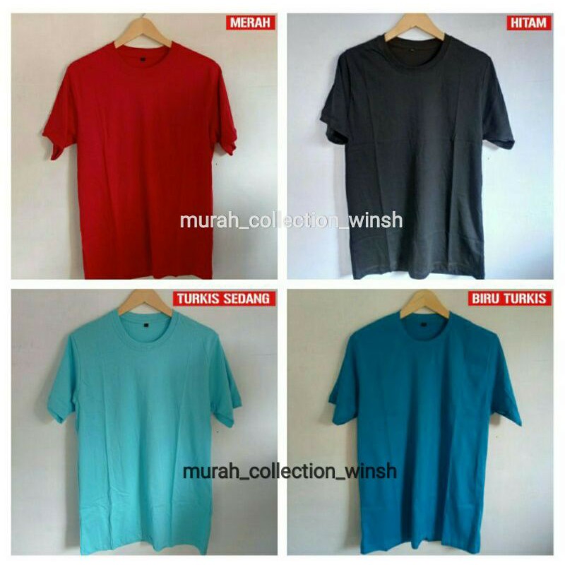 KAOS POLOS COMBED 30S || KAOS DISTRO ORI COMBED || KAOS LENGAN PENDEK