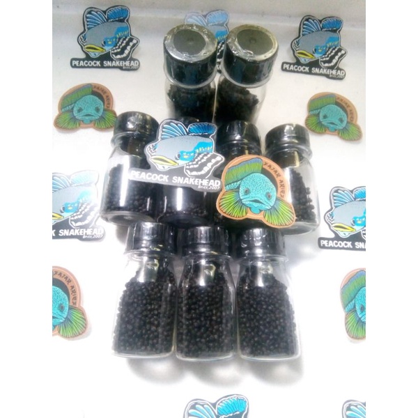 PELET VIRUS FAJAR ARIEF ORIGINAL free sticker untuk channa pulchra andrao stewarti limbata orna orch