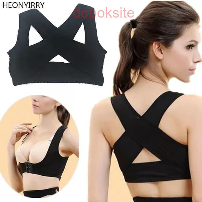 Women Bra Support Posture Corrector Brace Support Body Posture Support Penegak Punggung Dada Bust