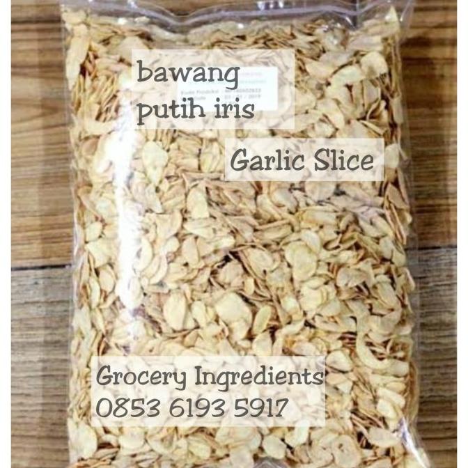

Garlic Dry 500Gram / Garlic Slice / Bawang Putih Iris Siap Saji