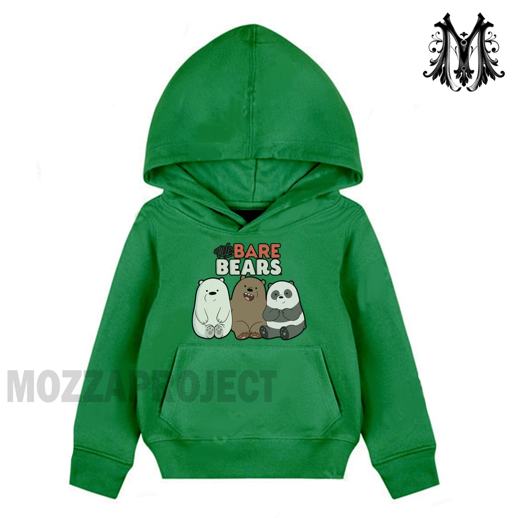 Sweater Anak Laki Laki dan Perempuan We Bare Bears Hoodie Anak Laki Laki dan Perempuan