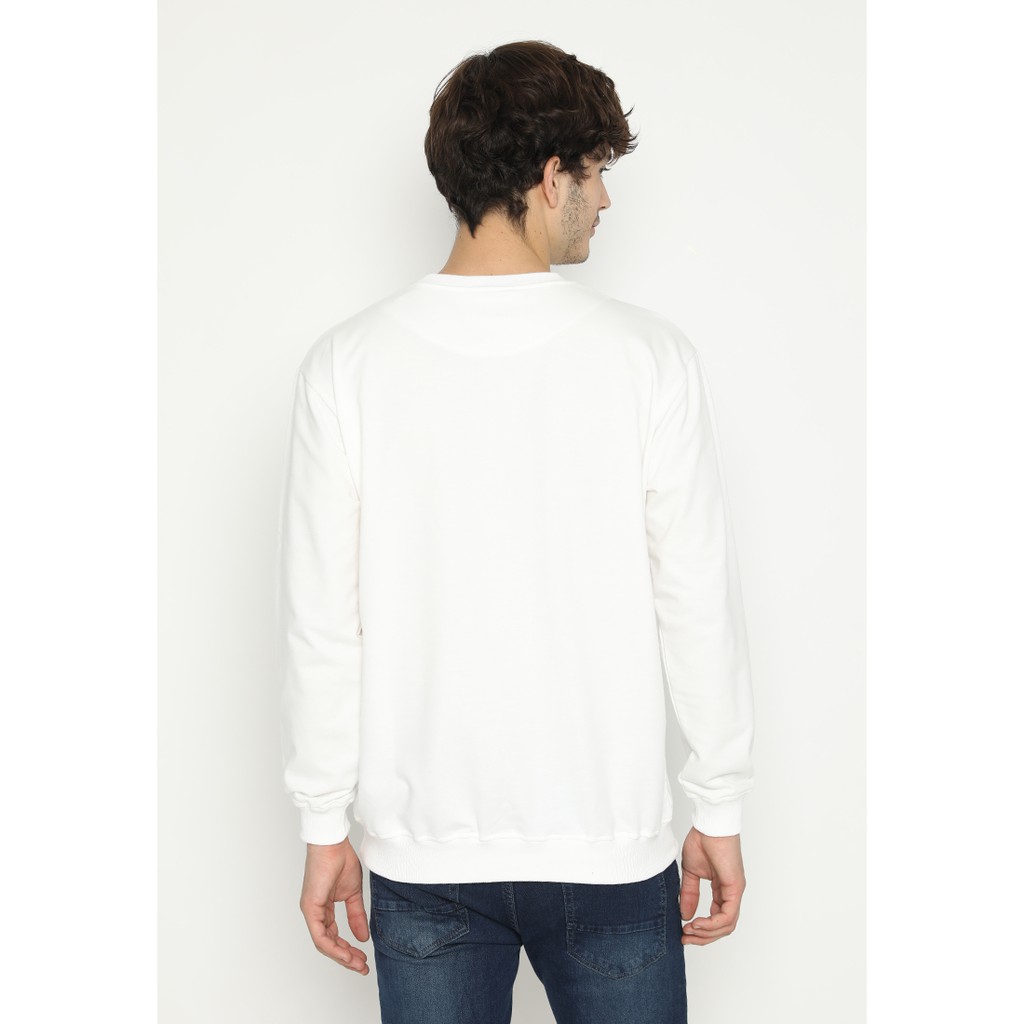 Sweater Pria Ryusei Swt Men Seyu White-3