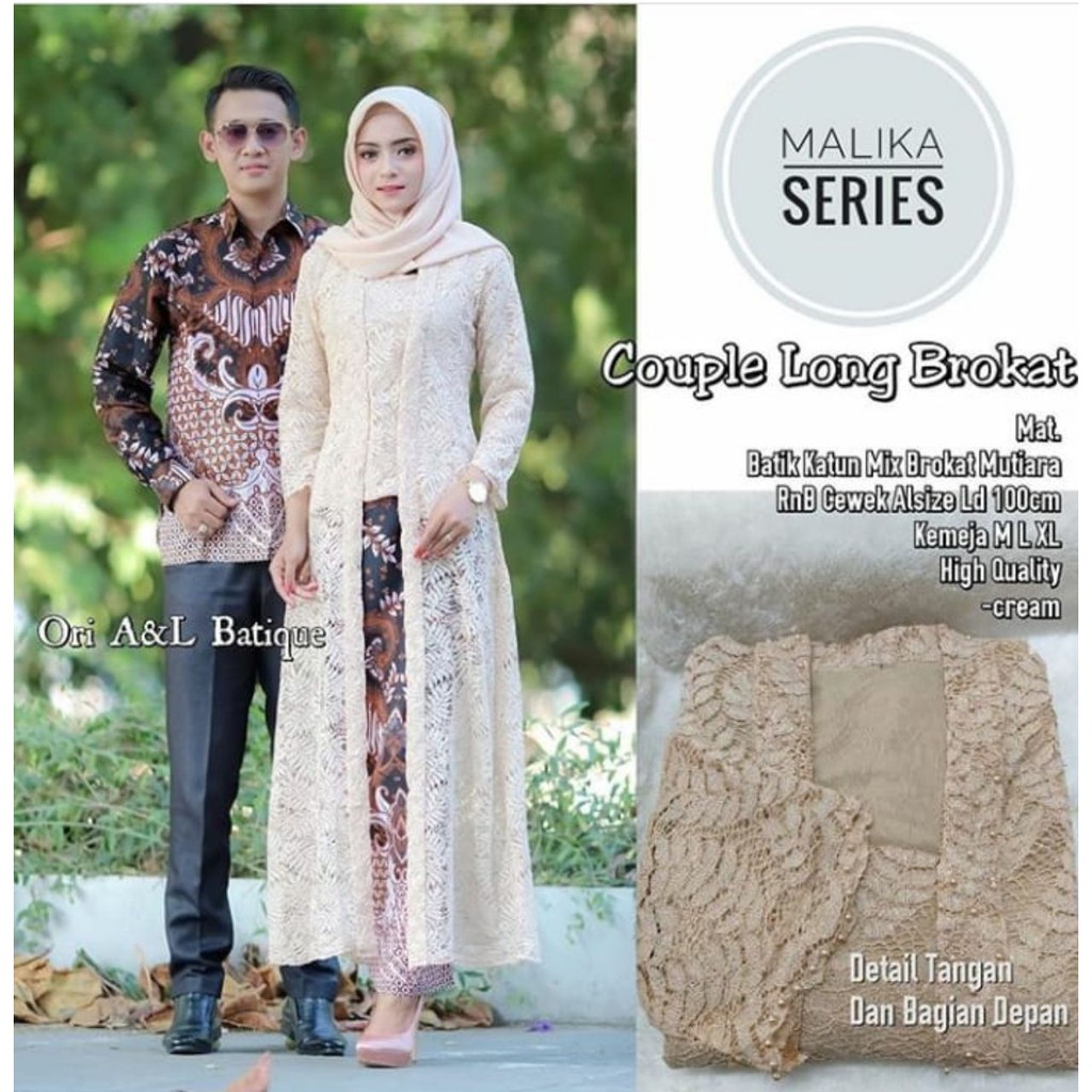 COUPLE SET BROKAT MALIKA KEBAYA COUPLE KUTUBARU KEBAYA COUPLE MODERN