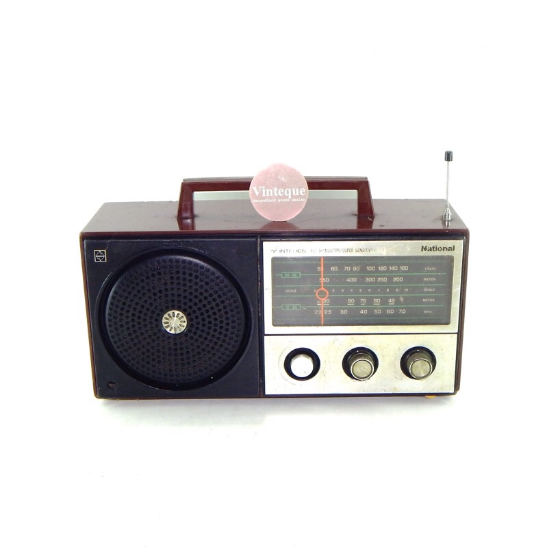 Radio Vintage Antik National Intelecs All Transistor Original Japan