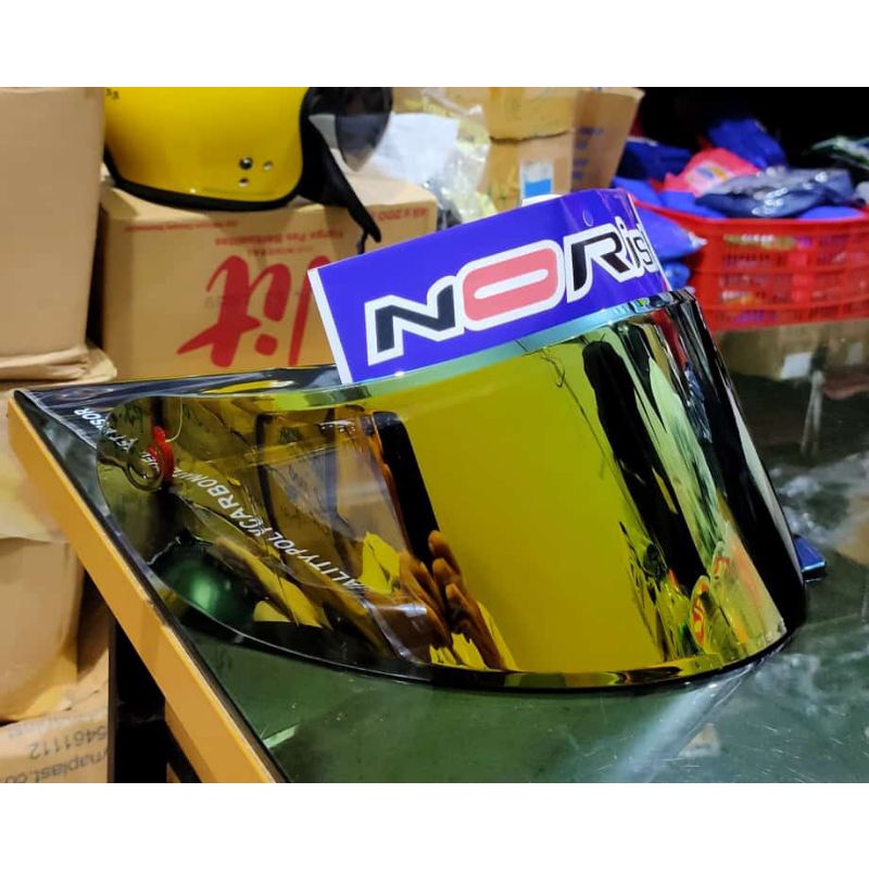 Flat Visor KYT Vendetta 2 / Falcon / Falcon FR Iridium norisk